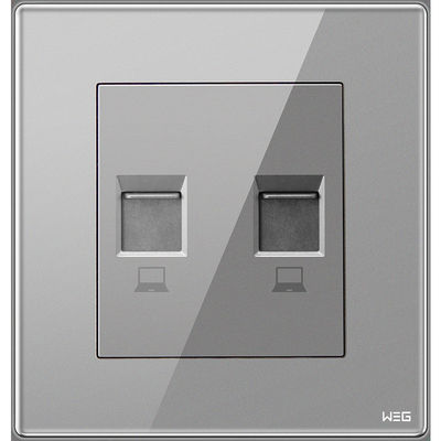 Stecker-Sockel der Silberlegierungs-W8DN an der Wand befestigter des Grau-2DN
