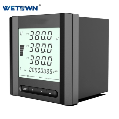 Meter 16A-800A der Digital-Multifunktionsmeter-0,2 waagerecht ausgerichteter messendes Energie-0.05Hz Wechselstrom 400V IEC62052/IEC62053